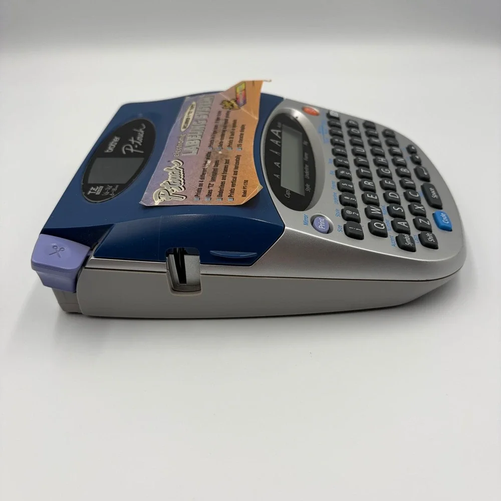 Brother Label Maker Unisex OS Blue PT-1750 P-Touch Electronic Labeling System